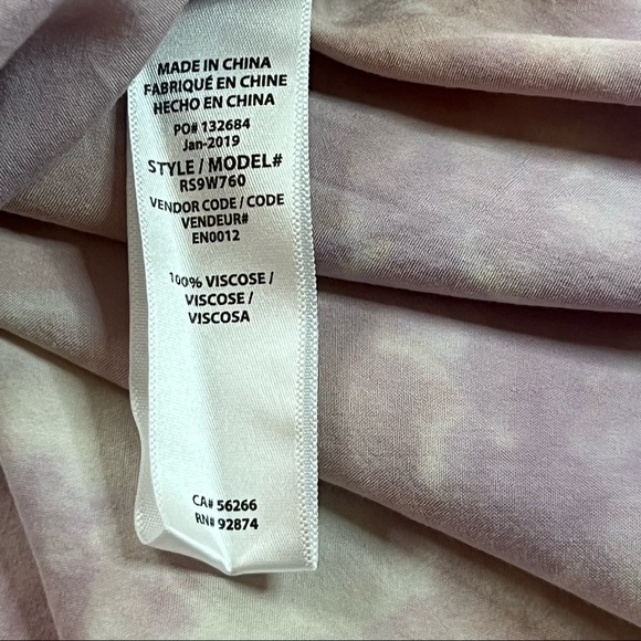 Splendid Sz Medium Tie Dye Longsleeve Button Down Shirt Pink/ Purple. - Picture 8 of 10